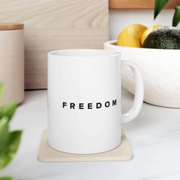 Charlie Kirk Freedom Mug