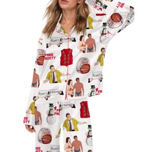 Christmas With The Kranks Silky Satin Pajama Set