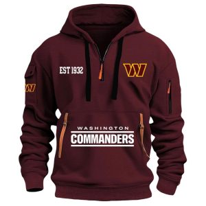 Commanders EST 1932 Quarter Zip Hoodie