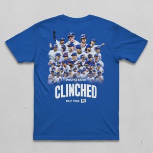 Cubs 2025 Clinched Fly The W Shirt