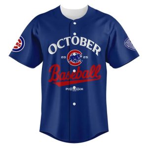 Cubs Built For Fall 2025 Postseason Locker Room Jersey