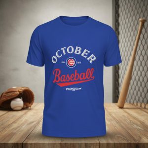 Cubs October Baseball 2025 Shirt