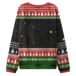 Curious Cat What Christmas Ugly Sweater