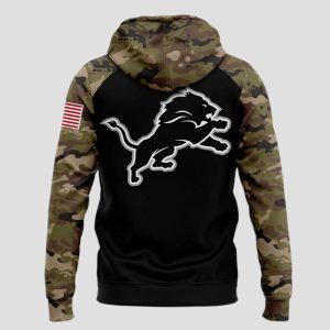 Detroit Lions 2025 VILLAIN Camo Hoodie