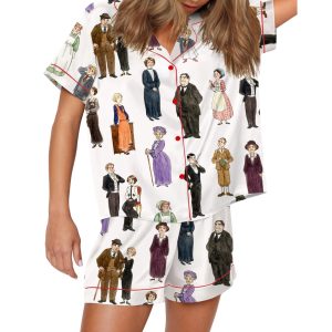 Downton Abbey Silky Satin Pajama Set