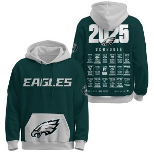 Eagles 2025 Schedule Limited Edition Hoodie