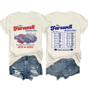 Farewell Stadium Tour Buffalo Football T Shirt