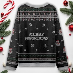 Funny Cat Unleash Holiday Chaos Christmas Ugly Sweater