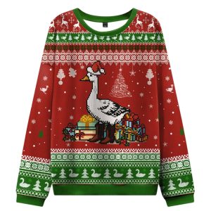 Funny Goose Ugly Christmas Sweater