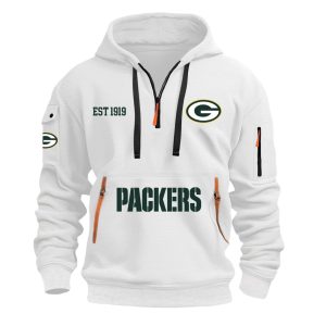 GB Packers EST 1919 Quarter Zip Hoodie 1 GB Packers EST 1919 Quarter Zip Hoodie