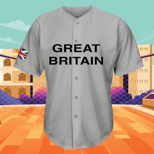Great Britain’s World Baseball Classic Jersey