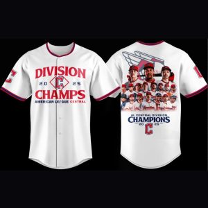 Guardians 2025 AL Central Division Champions Jersey