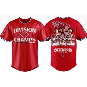 Guardians 2025 AL Central Division Champions Jersey