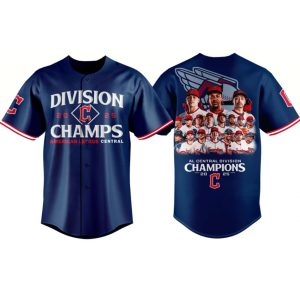 Guardians 2025 AL Central Division Champions Jersey