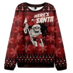 Here's Santa Ugly Christmas Sweater