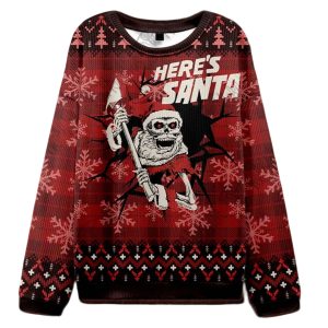 Here's Santa Ugly Christmas Sweater