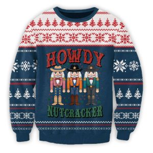 Howdy Nutcracker Christmas Ugly Sweater