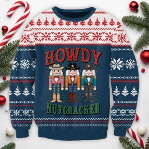 Howdy Nutcracker Christmas Ugly Sweater