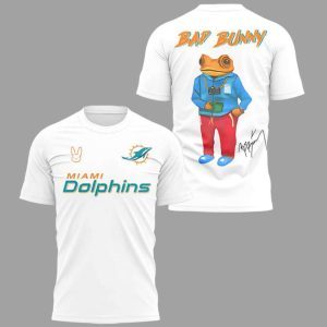 Limited Edition Dolphins x Bad Bunny T shirt