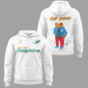 Limited Edition Dolphins x Bad Bunny T-shirt 1 Limited Edition Dolphins x Bad Bunny T shirt