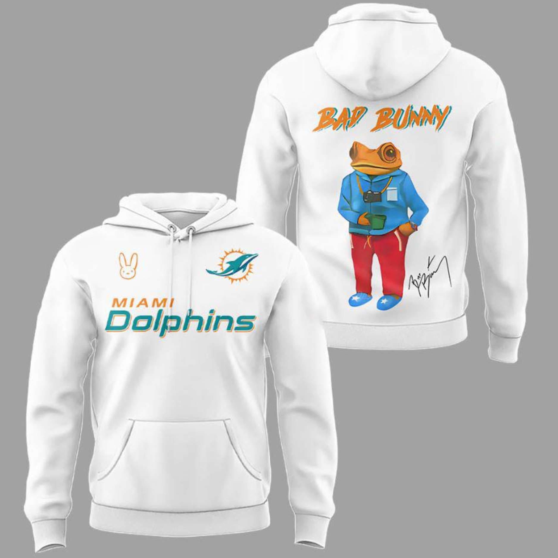 Limited Edition Dolphins x Bad Bunny T-shirt Limited Edition Dolphins x Bad Bunny T-shirt