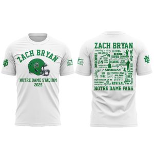Limited Edition Zach Bryan x Notre Dame Football 2025 Shirt