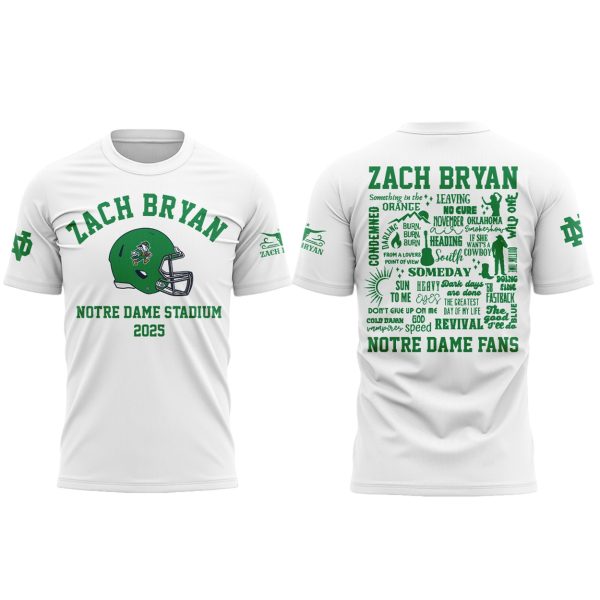 Limited Edition Zach Bryan x Notre Dame Football 2025 Shirt