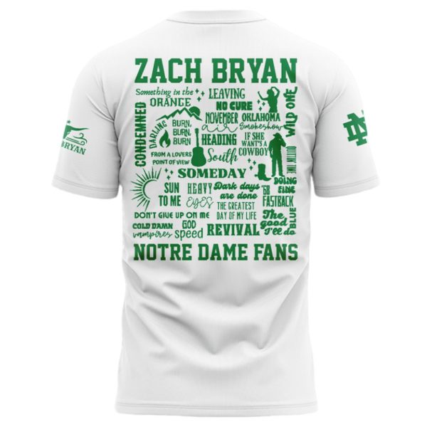 Limited Edition Zach Bryan x Notre Dame Football 2025 Shirt
