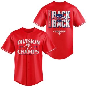 Limited edition 2025 Phillies NL East Division Champs Jersey