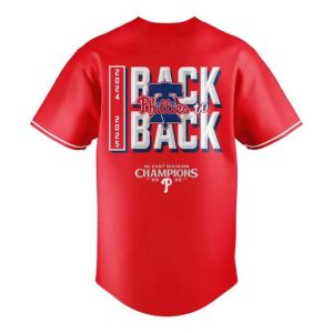 Limited edition 2025 Phillies NL East Division Champs Jersey