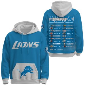 Lions 2025 Schedule Limited Edition Hoodie