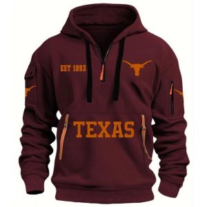 Longhorns EST 1893 Quarter Zip Hoodie