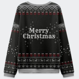 Look at Me Being Festive Skeleton Christmas Ugly Sweater