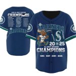 Mariners 2025 AL West Division Champions Jersey