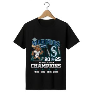 Mariners 2025 AL West Division Champions Shirt