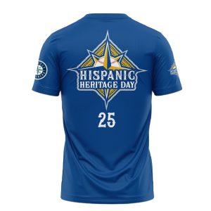 Mariners Hispanic Heritage Day 2025 T shirt