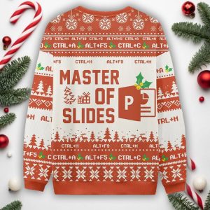 Master Of Slides Powerpoint Ugly Christmas Sweater