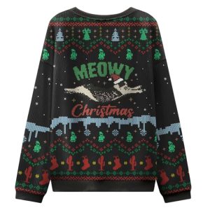 Meowy Christmas Adventure Ugly Sweater