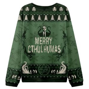 Merry Cthulhumas Festive Ugly Christmas Sweater 1 Merry Cthulhumas Festive Ugly Christmas Sweater