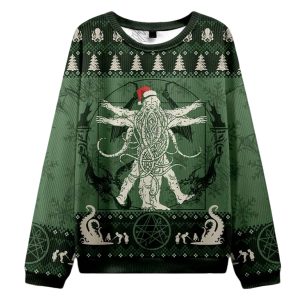 Merry Cthulhumas Festive Ugly Christmas Sweater