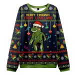 Merry Frogmas from Loveland Ugly Christmas Sweater