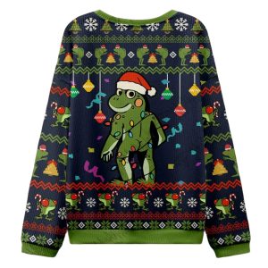 Merry Frogmas from Loveland Ugly Christmas Sweater