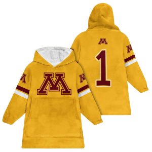 Minnesota Football Unisex Blanket Hoodie