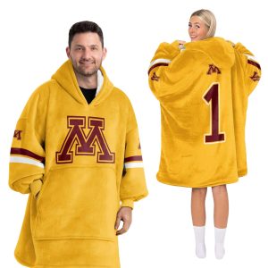 Minnesota Football Unisex Blanket Hoodie
