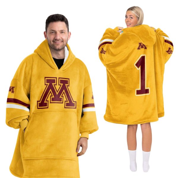 Minnesota Football Unisex Blanket Hoodie