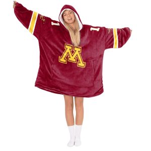 Minnesota Football Unisex Red Blanket Hoodie