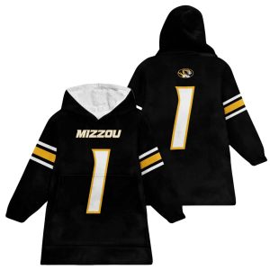 Missouri Football Unisex Blanket Hoodie