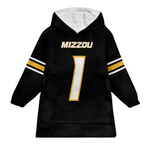 Missouri Football Unisex Blanket Hoodie