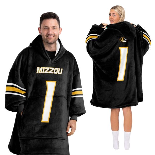 Missouri Football Unisex Blanket Hoodie