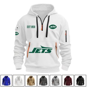 NY Jets EST 1959 Quarter Zip Hoodie